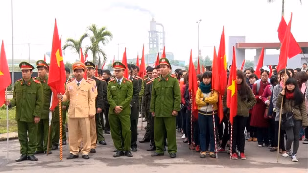 Tỉnh Đoàn Quảng Trị tổ chức lễ ra quân Tháng thanh niên 2016. 