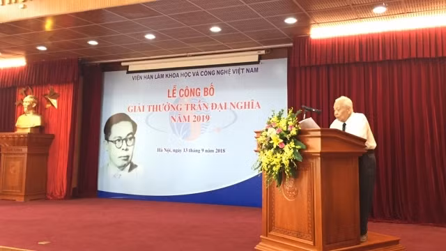 Giải thưởng Trần Đại Nghĩa có thể trao cho nhà khoa học nước ngoài