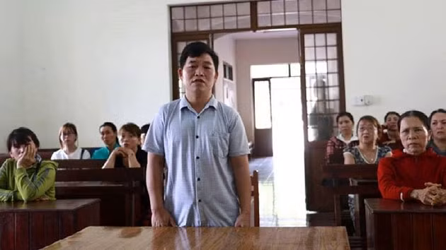 Bị cáo Mai Hiền tại phiên tòa.