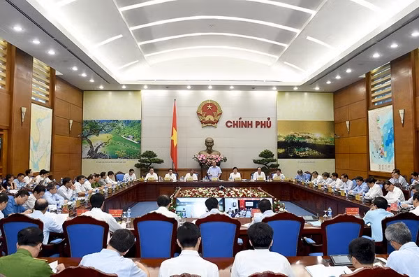 Toàn cảnh Hội nghị trực tuyến của Chính phủ về công tác bảo vệ môi trường ngày 24-8-2016