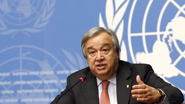 Tổng Thư ký Liên hợp quốc Antonio Guterres. (Ảnh: Reuters)