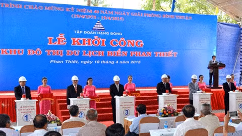 Khởi công khu đô thị du lịch biển Phan Thiết