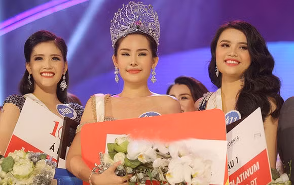 Thí sinh đoạt giải Hoa hậu Đại dương 2017. Ảnh: Dân trí.
