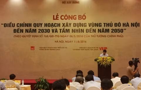 Công bố quy hoạch Vùng Thủ đô tầm nhìn đến năm 2050