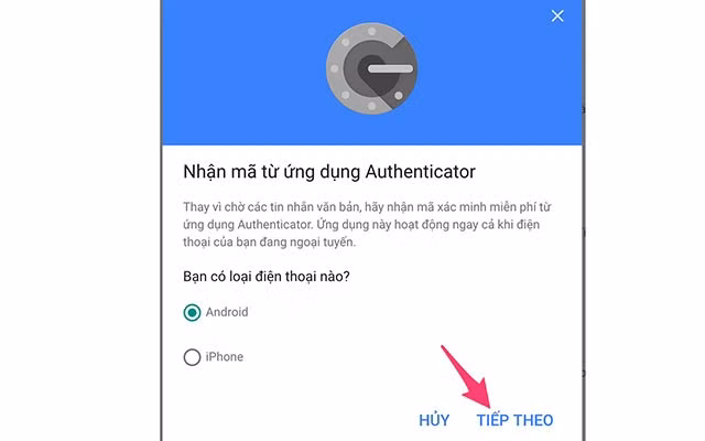 Mã xác thực hai lớp từ Google Authenticator có thể bị đánh cắp