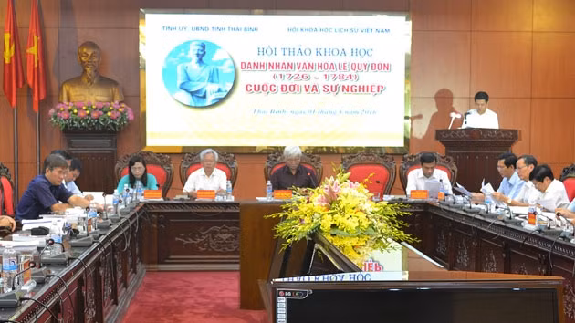 Hội thảo “Danh nhân văn hóa Lê Quý Đôn - Cuộc đời và sự nghiệp”