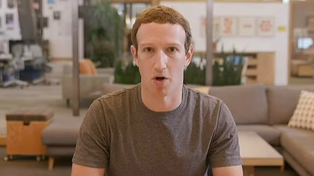 Đoạn video Deepfake về CEO Mark Zuckerberge lan truyền trên internet. Ảnh: DAILY MAIL