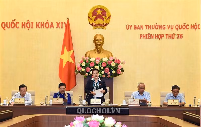 Khai mạc phiên họp thứ 36 của Ủy ban Thường vụ Quốc hội