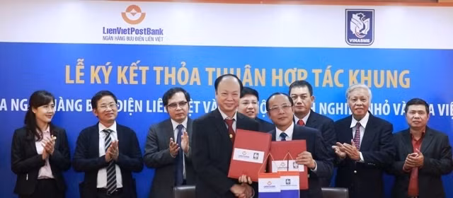 LienVietPostBank và VINASME ký thỏa thuận hợp tác hỗ trợ doanh nghiệp
