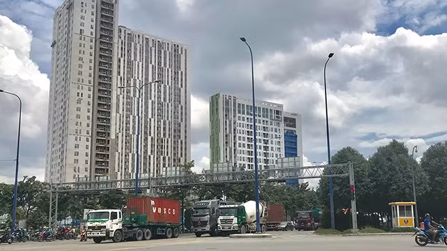 Nút giao thông An Phú, quận 2, TP Hồ Chí Minh.