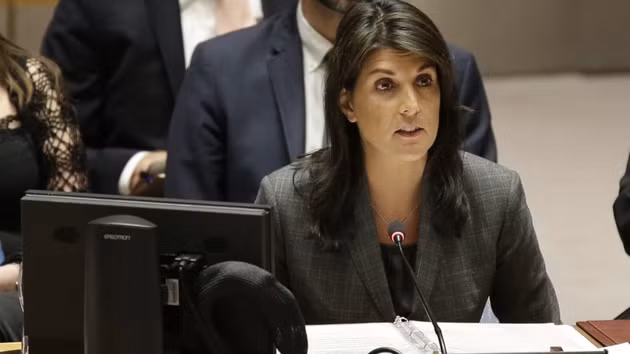 Đại sứ Mỹ tại Liên hợp quốc Nikki Haley. (Ảnh: AP)