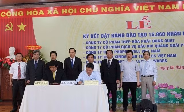 Đào tạo gần 16 nghìn nhân lực cho khu kinh tế Dung Quất