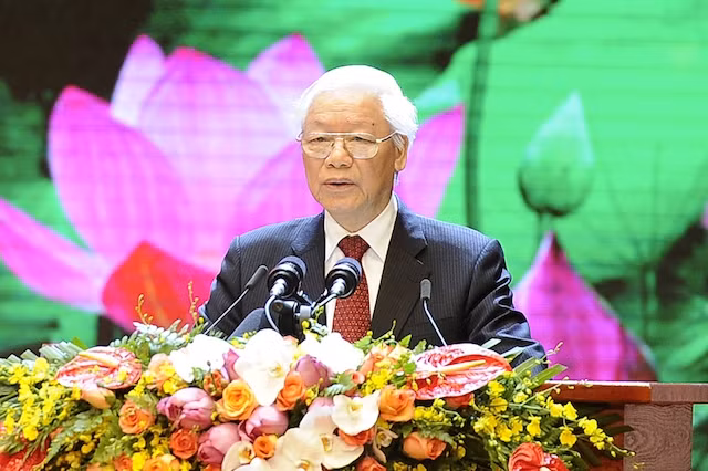 Tổng Bí thư, Chủ tịch nước Nguyễn Phú Trọng (Ảnh: ĐĂNG KHOA)