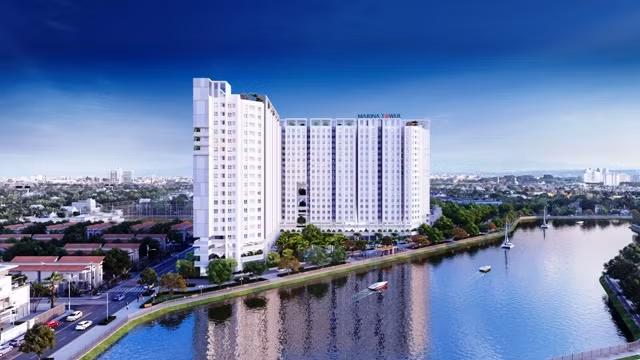 Căn hộ ven sông là một trong những điều hấp dẫn nhất của dự án Marina Riverside.
