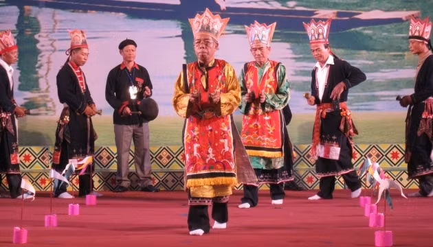 Lễ Tết nhảy của đồng bào Dao đỏ.
