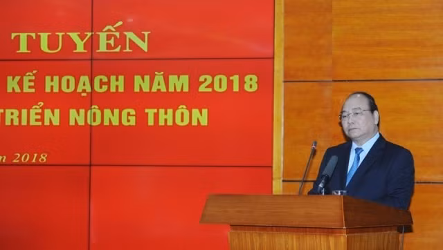 Thủ tướng Chính phủ phát biểu tại Hội nghị Tổng kết năm 2017 của ngành nông nghiệp ngày 4-1.
