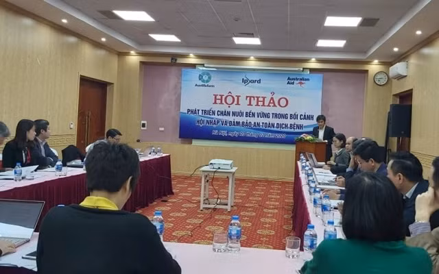 Toàn cảnh Hội thảo "Phát triển chăn nuôi bền vững trong bối cảnh hội nhập và bảo đảm an toàn dịch bệnh".