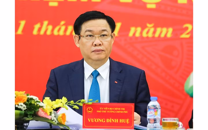Phó Thủ tướng Chính phủ Vương Đình Huệ. Ảnh: Báo Chính phủ.