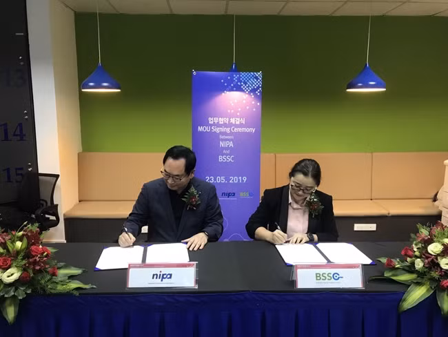 Lễ ký kết Biên bản Ghi nhớ.