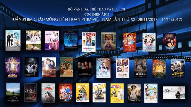  Tuần phim chào mừng Liên hoan phim Việt Nam lần thứ 20