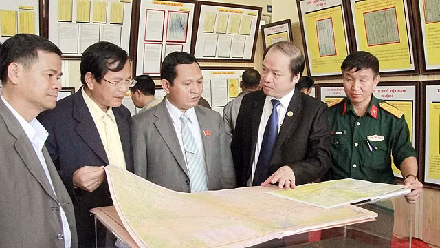 Trong không gian triển lãm.