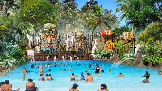 Sắp khai trương công viên nước hiện đại ở Hòn Thơm