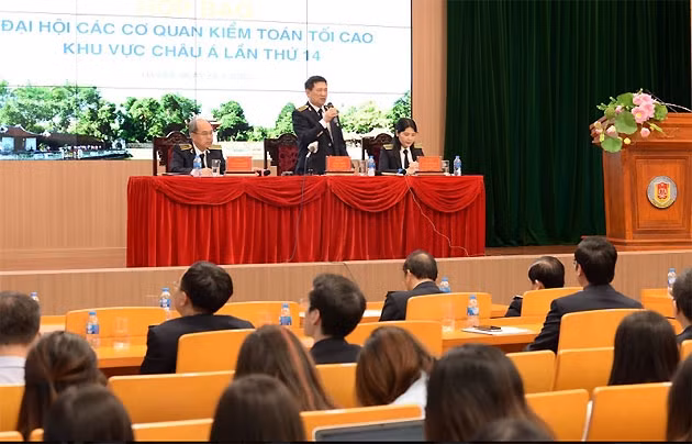 Họp báo thông tin về Đại hội ASOSAI 14.