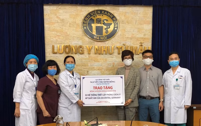Bệnh viện Xanh Pôn có thêm hai phòng cách ly áp lực âm