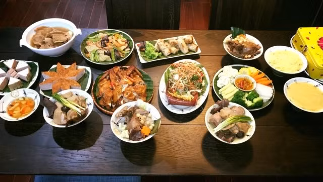 Mâm cỗ Tất niên.