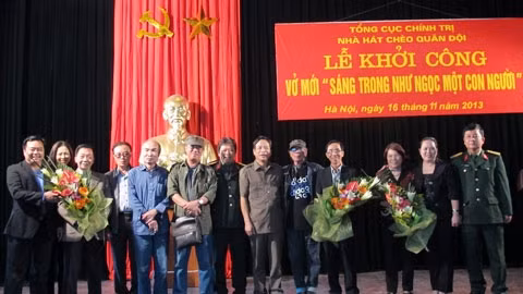 Nhà hát chèo Quân đội khởi dựng vở “Sáng trong như ngọc một con người”