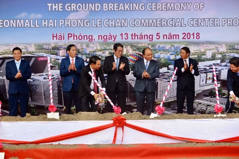 Quang cảnh lễ khởi công.