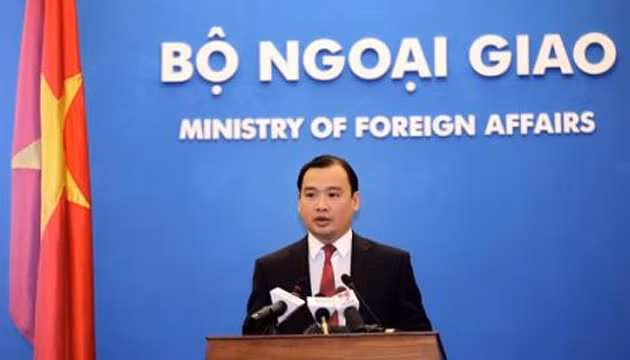 Người phát ngôn Bộ Ngoại giao Việt Nam Lê Hải Bình.