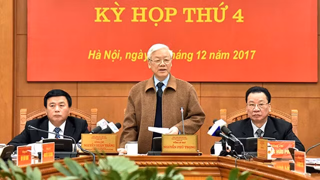 Tổng Bí thư Nguyễn Phú Trọng phát biểu chỉ đạo Kỳ họp (Ảnh: ĐĂNG KHOA)