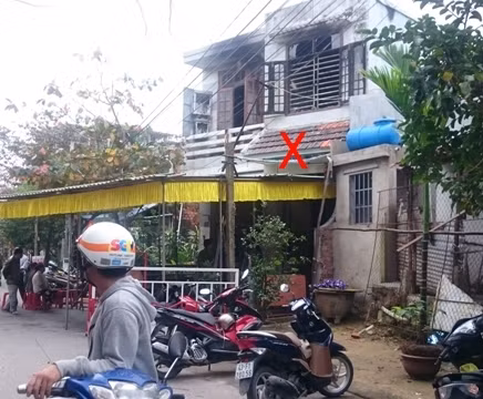 Ngôi nhà xảy ra vụ cháy khiến một người thiệt mạng tại Đà Nẵng.