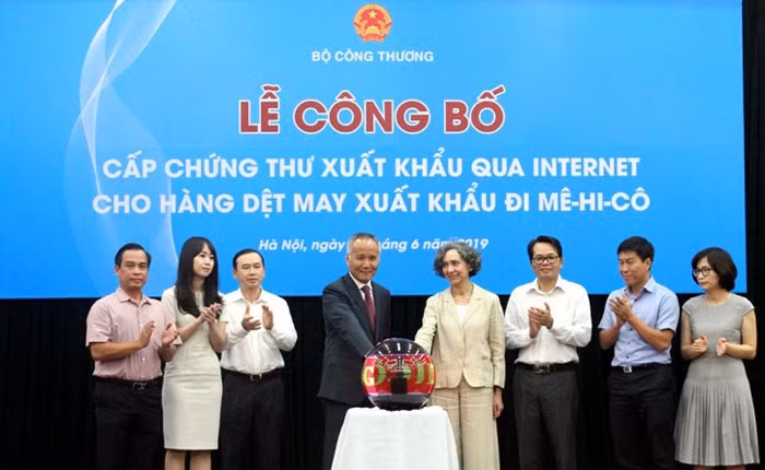 Cấp Chứng thư điện tử cho hàng dệt may sang Mexico theo CPTPP