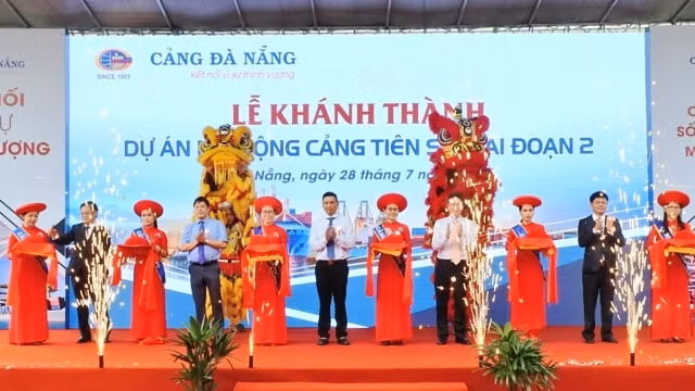 Khánh thành dự án mở rộng cảng Tiên Sa giai đoạn II