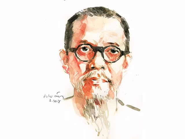 Ký họa Đỗ Phấn của họa sĩ Đỗ Hoàng Tường.