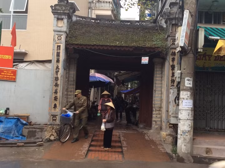 Cổng làng An Thái (Cổng Giếng) ở phường Bưởi, quận Tây Hồ, Hà Nội.