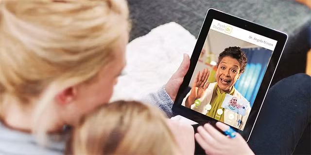 Ứng dụng Push Doctor nhanh chóng kết nối bệnh nhân với bác sĩ qua internet.