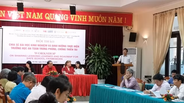 Những kết quả, bài học, kinh nghiệm về triển khai mô hình Trường học an toàn tại một số địa bàn tiêu biểu đã được chia sẻ tại Hội thảo.