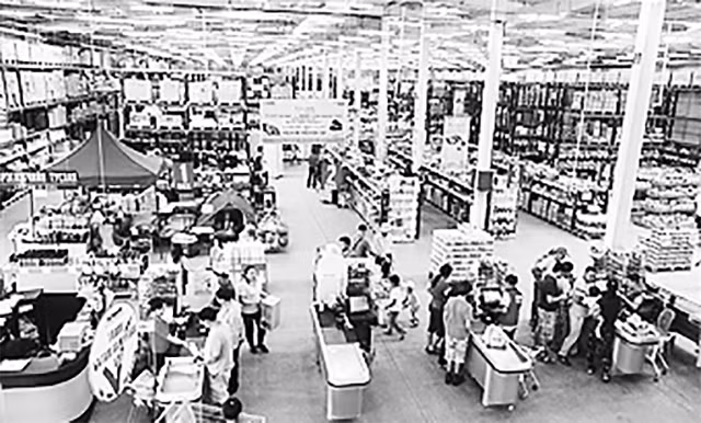 Một siêu thị ở thủ đô U-lan Ba-to của Mông Cổ.