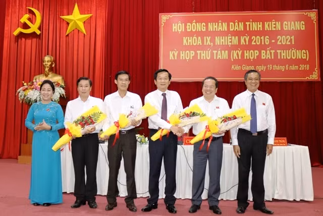 Nhân sự mới của HĐND tỉnh Kiên Giang.