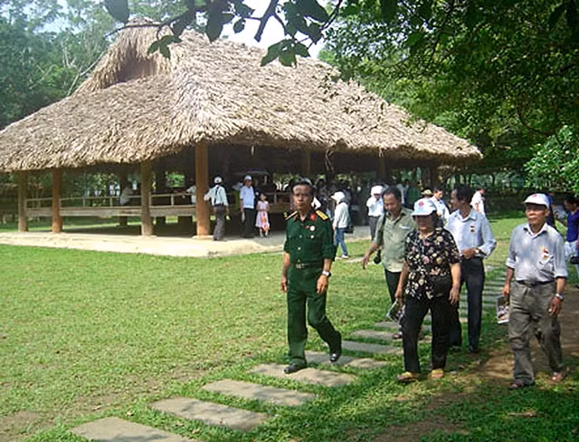 Di tích lịch sử đình Tân Trào (huyện Sơn Dương, tỉnh Tuyên Quang). Ảnh: ĐÀ TRANG