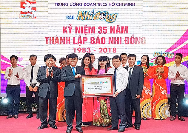 Báo Nhi Đồng kỷ niệm 35 năm thành lập