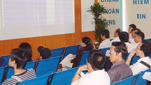 Các cổ phiếu nhóm chứng khoán đang thu hút sự chú ý của nhà đầu tư. Ảnh: NAM NGUYỄN
