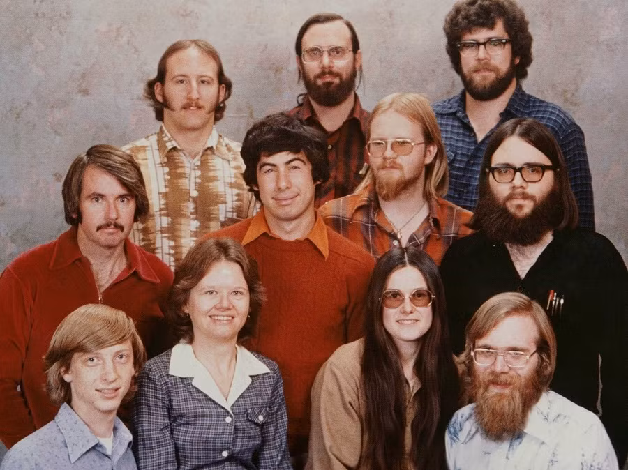 Bức ảnh nổi tiếng chụp 11 thành viên của Microsoft vào năm 1978.