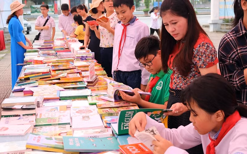 Ngày hội đọc sách của Thư viện tỉnh Bắc Ninh. 