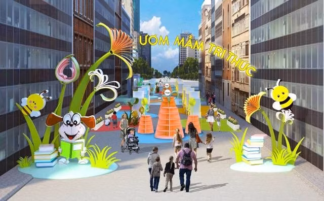 Lễ hội đường sách Tết Mậu Tuất 2018.