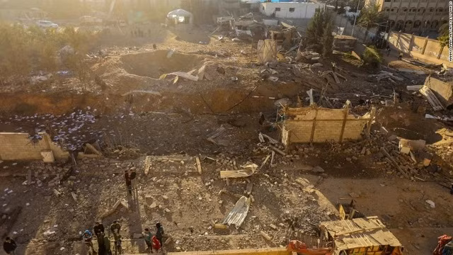 Israel phá hủy một điểm đóng quân của Hamas ở Dải Gaza.