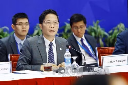 Bộ trưởng Công thương Trần Tuấn Anh tại Đối thoại về “Xây dựng châu Á - Thái Bình Dương gắn kết và bao trùm” hướng tới APEC 2017.
